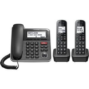 NEW Panasonic Expandable Corded/Cordless Phone  Answering  Machine KX-TGB852B